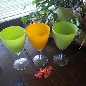 🍹🥂🍸🍾FUN COCKTAIL GLASSES( SET OF 3)🍹